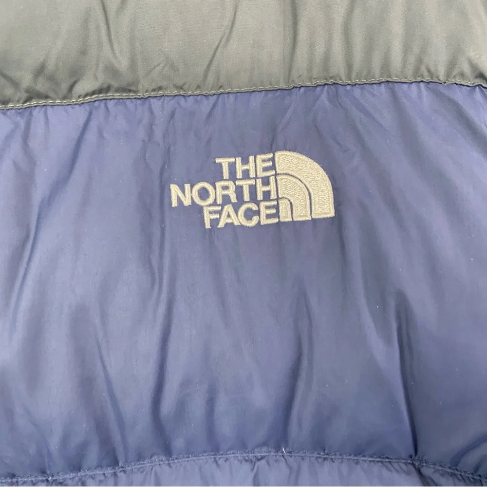 The North Face Men’s 1996 Retro Down Blue and Gray Nuptse‎ Jacket. Size Large.